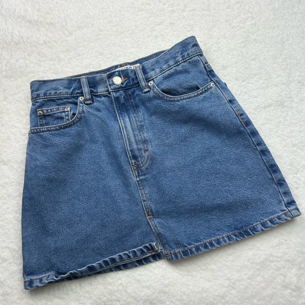 Pull & Bear Mini Denim Skirt